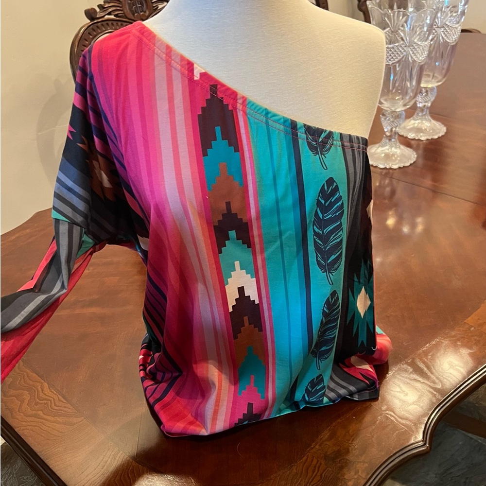 Crazy Train One shoulder top